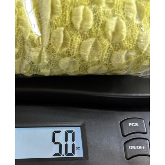 IC by Connie K Medium Yellow Sheer Cardigan Top Waterfall Textured Lightweight - Picture 9 of 9